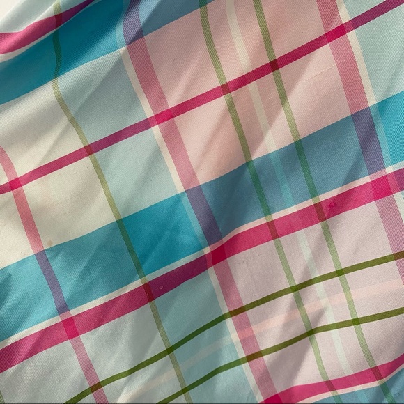 HARTSTRINGS 100% SILK CHECKERED SKIRT - Picture 9 of 13